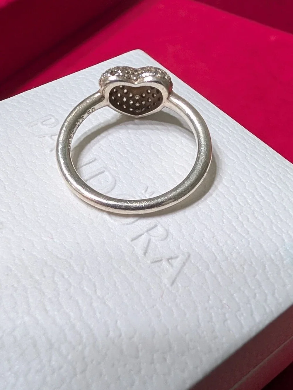 Pandora Sterling Silver In My Heart Ring